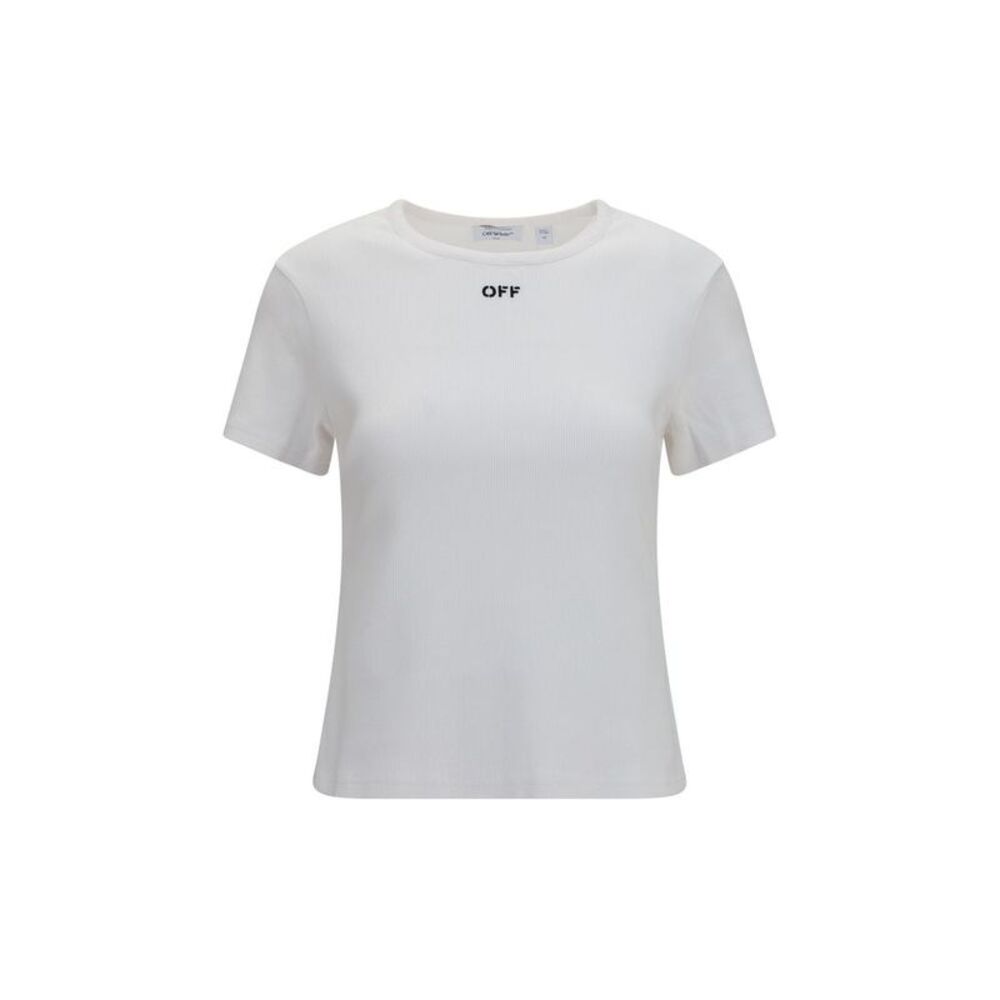 Off-White White Cotton Women's T-Shirt